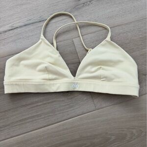 Alo Bra Top in Candlelight Yellow